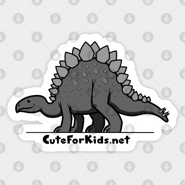 CuteForKids - Stegosaurus - Branded Sticker by VirtualSG